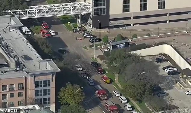 The Harris County Sheriff's Office said officers responded to a possible shooting at Joel Osteen's Lakewood Church in Houston, Texas, shortly after 2 p.m.