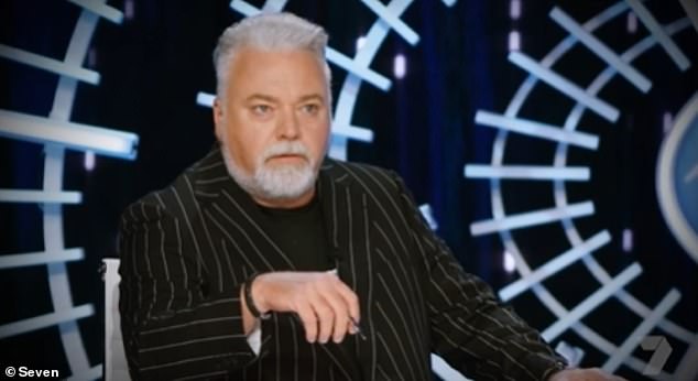 Australian Idol judges shocked a family boy band during Tuesday's episode by choosing just two of the four members to advance to the next round.  Pictured: Judge Kyle Sandilands