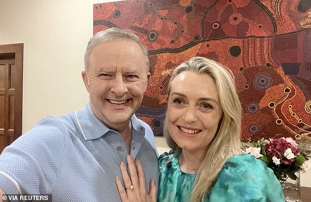 Anthony Albanese (pictured, left) is the first Australian Prime Minister to get engaged while in office