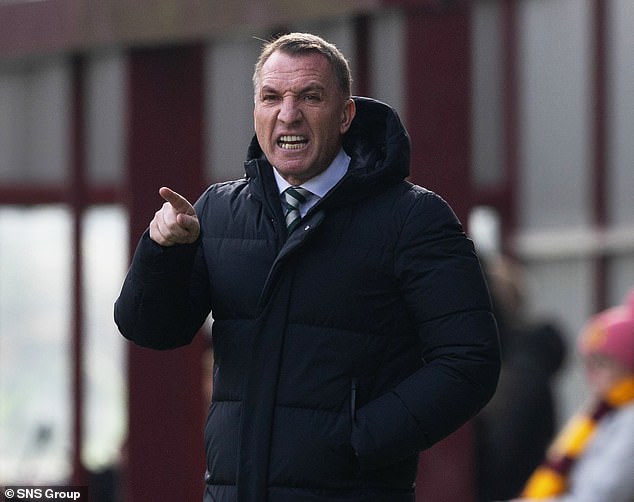Celtic manager Brendan Rodgers was accused of 'casual sexism' after saying 'good girl' to BBC reporter Jane Lewis at the end of a brief radio interview after his team's win at Motherwell