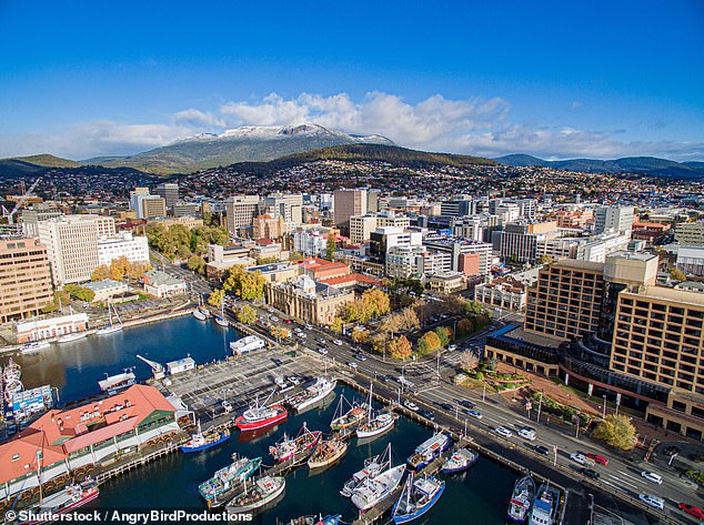 Tasmania turns out to be Australia's biggest nanny state, with former opposition leader calling it the 'most over-governed place in the world' (photo, Hobart)