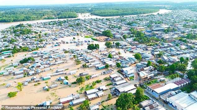 Epitaciolândia is one of 17 cities in the northwestern Brazilian state of Acre that are under a state of emergency after heavy rains caused rivers and streams to overflow.  The government said on Tuesday that more than 11,500 people were still displaced from their homes