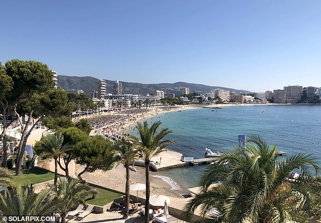 Spanish prosecutors said before David McPaul Wigging's trial in Mallorca today that they wanted him jailed for nine years if convicted of the May 9, 2023 sexual assault (file image from Magaluf)