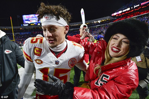 This weekend, Brittany will cheer on husband Patrick and the Chiefs in the Super Bowl in Vegas