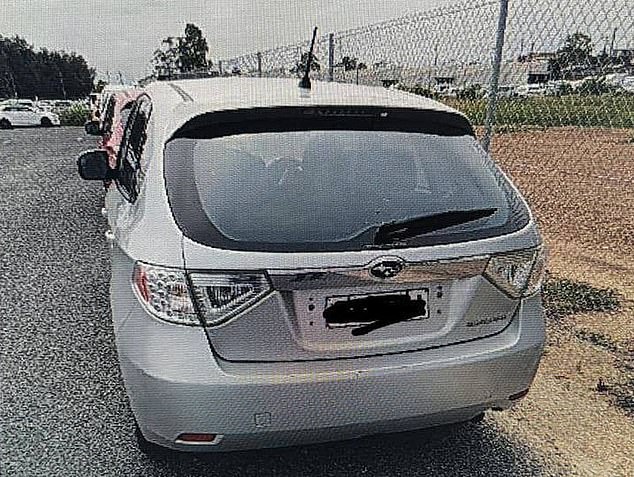 A man has been left furious after being fined $129 for parking along a fence at a temporary car park in Campbelltown in Sydney's south-west (pictured)