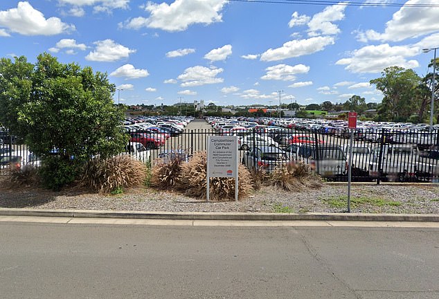 Locals have described the temporary car parks as a 'nightmare' as construction takes place to replace an old car park (pictured) for residents commuting to work