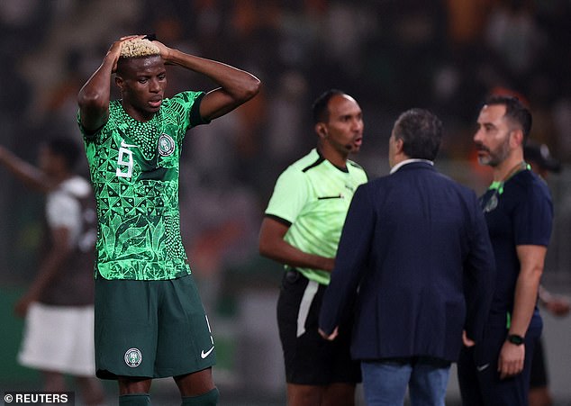 There was another memorable moment in the African Cup of Nations during Nigeria's match against South Africa