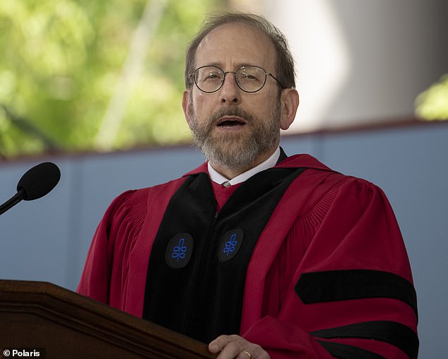 Alan Garber has taken over as interim president of Harvard until a permanent replacement can be found.  His predecessor Claudine Gay resigned on January 2