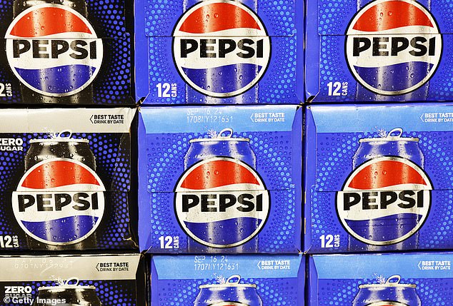 Pepsi reported a quarterly sales decline last week after consumers rejected higher prices.  Pictured are boxes of Pepsi soft drinks in a New York store