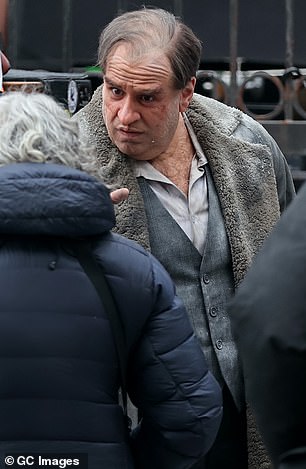 Colin Farrell, 47, looked unrecognizable on Wednesday as he continued filming the Batman spin-off titled The Penguin in New York City