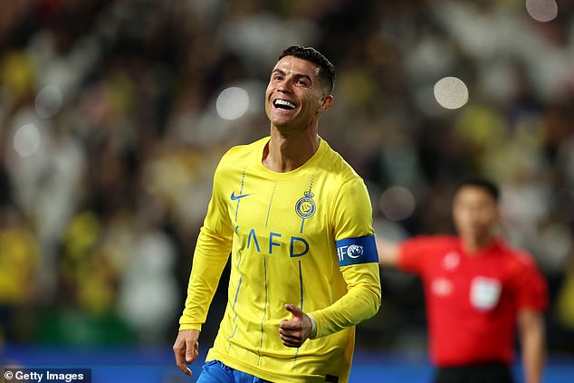 Cristiano Ronaldo scored his 26th goal of the season as Al-Nassr defeated Al-Fayha 2-0