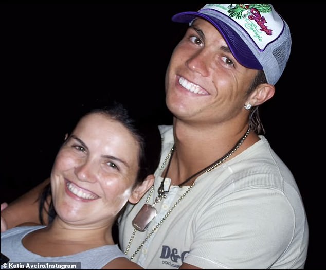 Cristiano Ronaldo's sister Katia Aveiro shares throwback snaps in gushing post to celebrate his 39th birthday, including a 2006 photo taken while her brother played for Manchester United