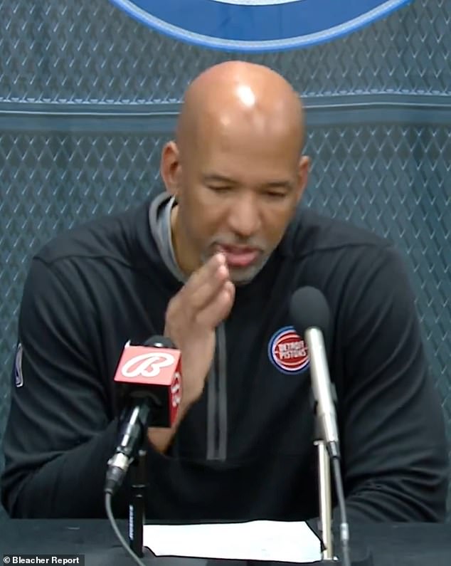 Monty Williams left his post-game press conference after a close loss to the Knicks