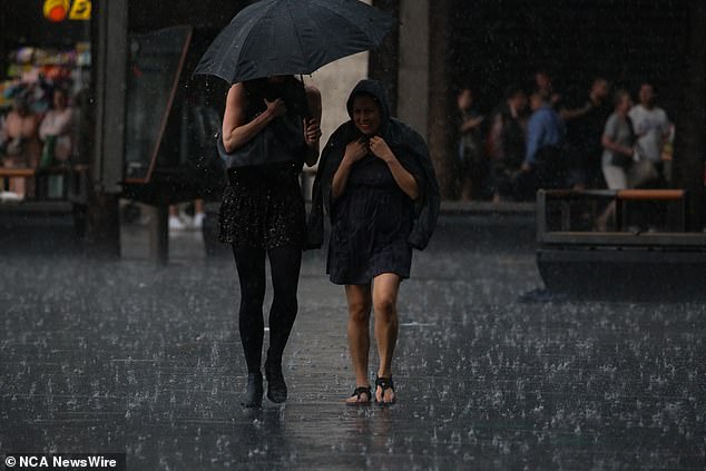 Sydney will see showers and thunderstorms for most of the week (pictured)