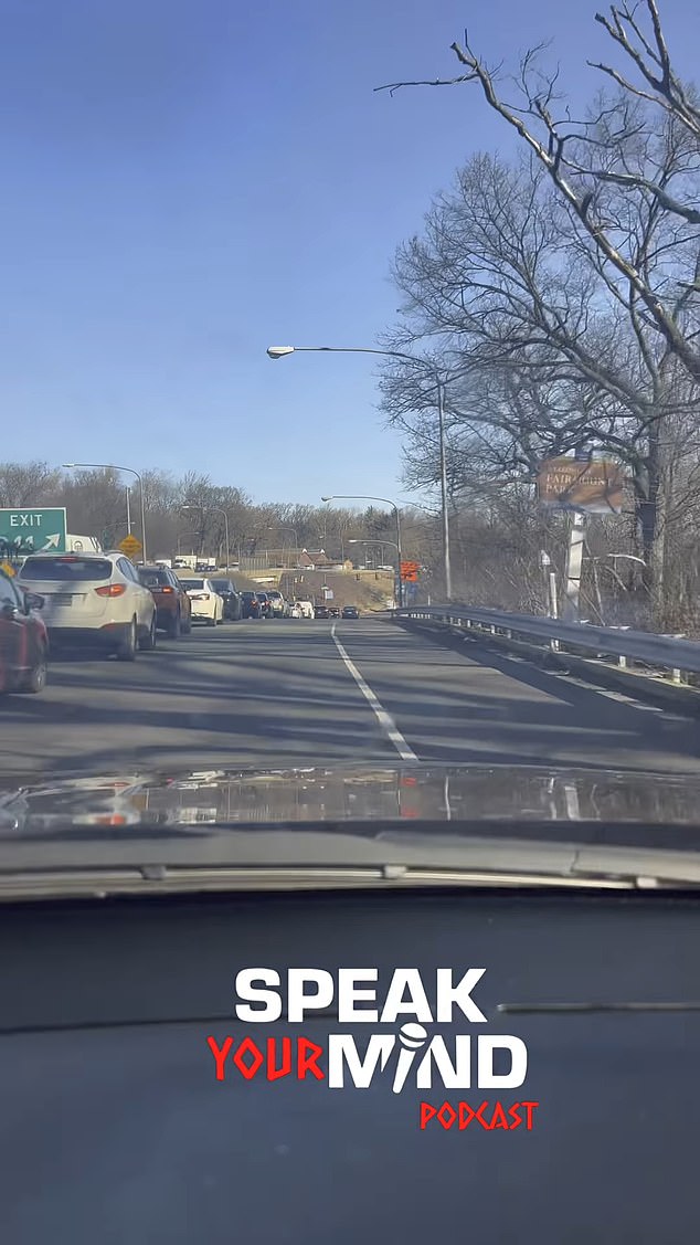 Keith Joyner shared an Instagram video on February 15 that showed him driving down an on-ramp to a highway