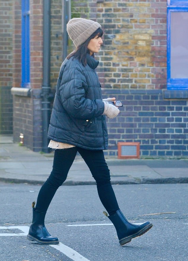 Claudia Winkleman has returned to designer clothes now that critically acclaimed BBC1 show The Traitors is over