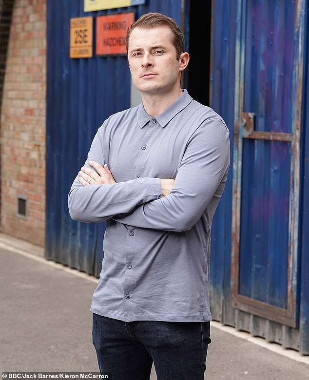 In December it was claimed that BBC bosses decided not to renew his contract when it expires in March, with his final scenes airing this year (pictured on EastEnders)