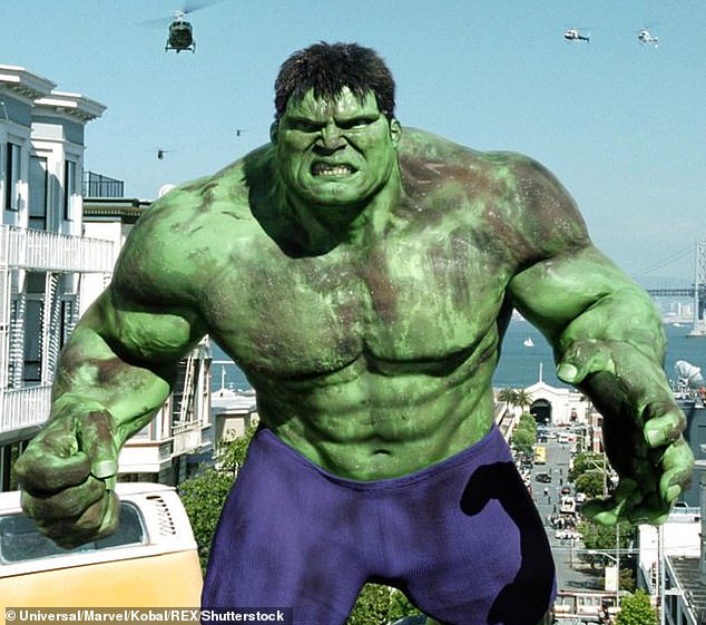 The movie star was asked about the secret of his success after rising to fame with Hulk (pictured) in 2003.  Bana said he keeps himself grounded by visiting remote pubs in Australia