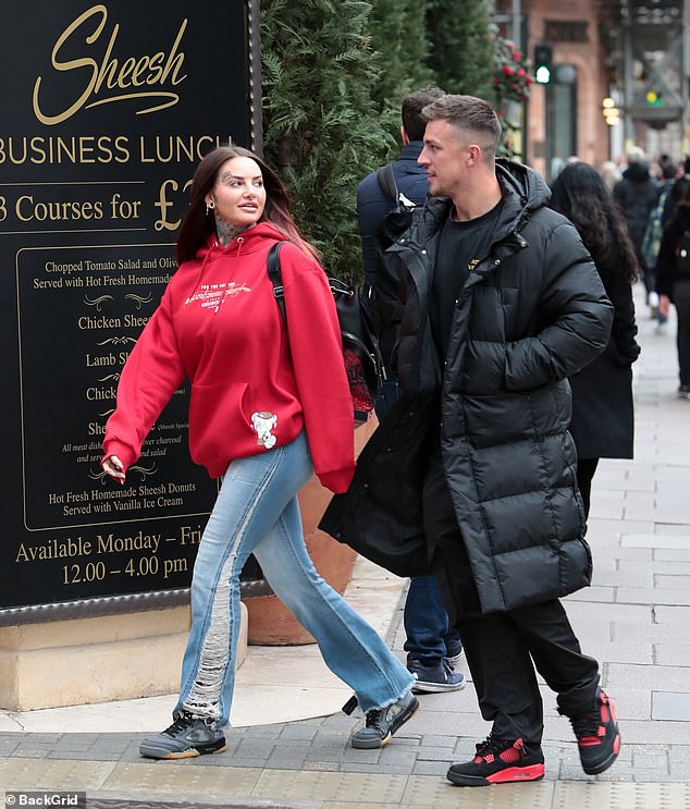 Ex On The Beach's Jemma Lucy and Love Island's Mitchel Taylor continued to fuel romance rumors as they were spotted enjoying a lunch date in Mayfair on Sunday