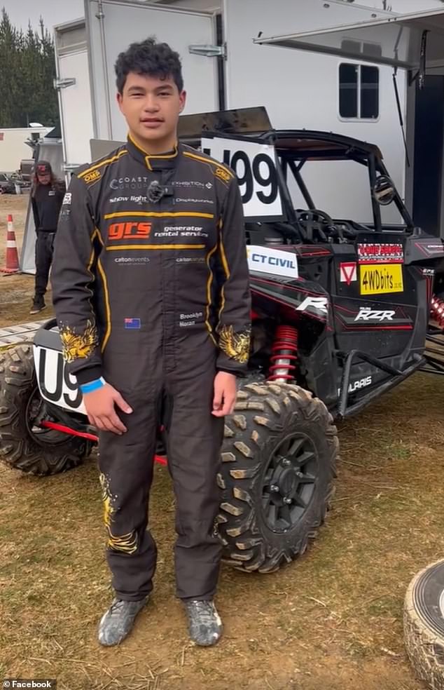 Brooklyn Horan could drive a high-powered motor vehicle at the age of 15.  He died on Sunday during a race in New Zealand
