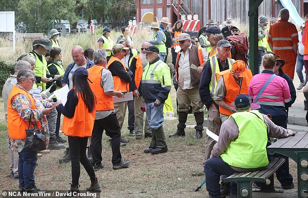 Volunteers have launched a massive search for missing woman Samantha Murphy.  Daily Mail Australia is not suggesting any of them were involved in the search for Ms Murphy