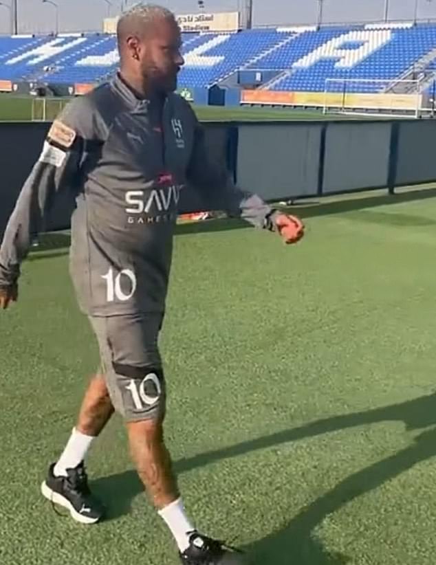 Video of Neymar returning to training has raised eyebrows due to his fitness and weight