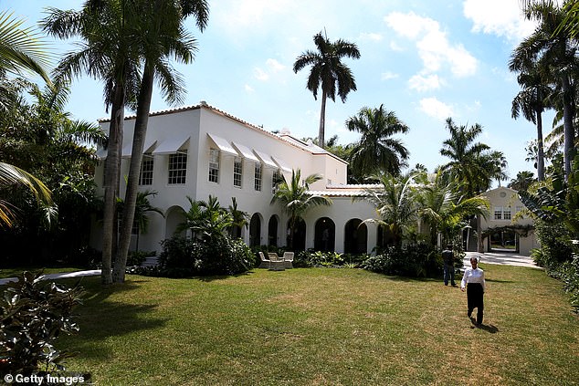 Al Capone's former home is seen during a tour of the historic home on March 18, 2015 in Miami Beach, Florida