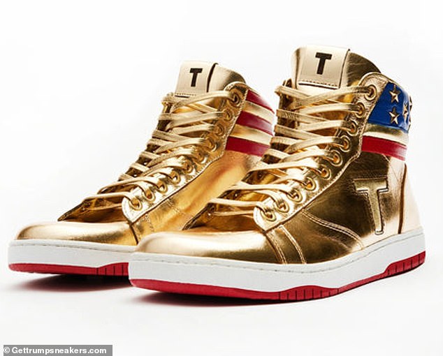 The limited edition Trump high-tops sold for almost $400 before they sold out