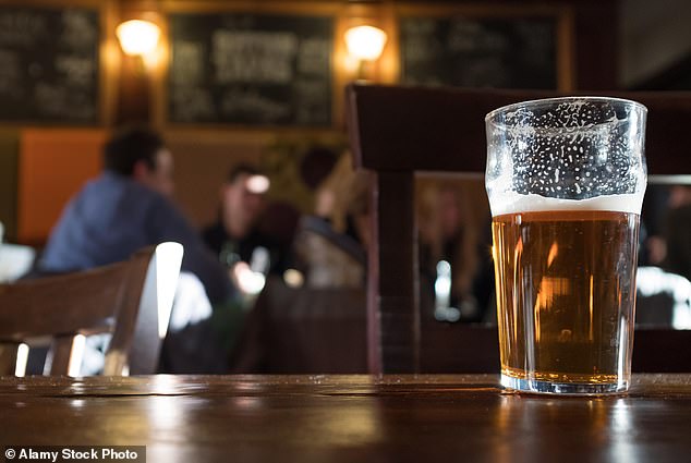 Researchers have discovered that Brits have 546 words for drunk and that almost any word can be used as long as it ends with '-ed' (stock image)