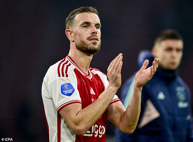 Jordan Henderson had no idea Gareth Southgate had seen his debut for Ajax in person