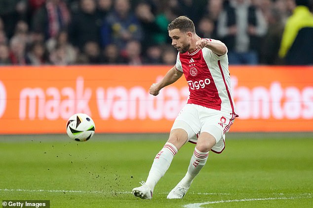 Henderson returned to Europe last month and signed for Ajax in a surprise move