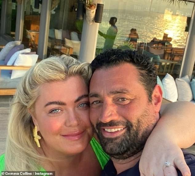 Gemma Collins is engaged for the second time to Rami Hawash after the businessman proposed during their idyllic getaway to the Maldives