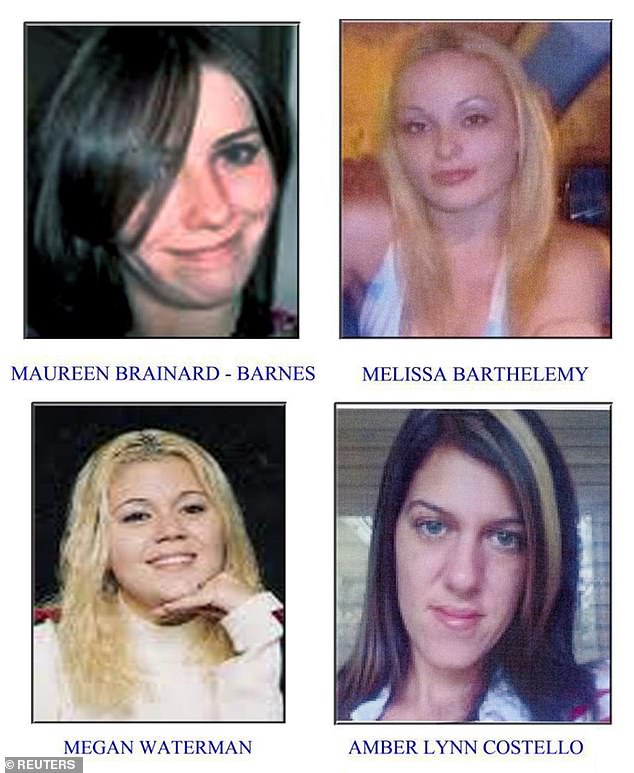 THE GILGO FOUR: Heuermann has now been charged with the murders of four women, Melissa Barthelemy, Amber Costello, Megan Waterman and most recently Maureen Brainard-Barnes