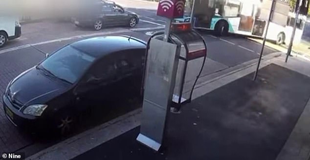 Moments before the accident, the bus driver turned left at a busy intersection in Greenacre