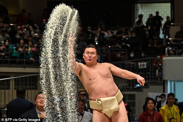 Hakuho, 38, originally from Mongolia, is the most successful sumo wrestler of all time