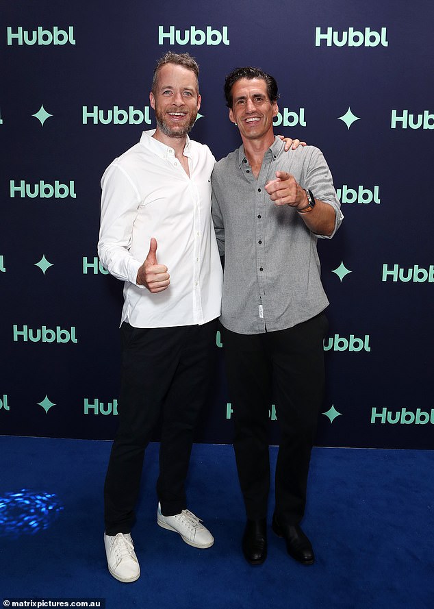 Foxtel's all-in-one streaming platform Hubbl held its launch event in Sydney on Wednesday, and comedy duo Hamish Blake and Andy Lee led the arrivals