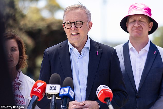 An Australian miner has taken aim at the Albanian government over their changes to the phase three tax cuts, a call that breaks a key campaign promise (photo, Anthony Albanese)