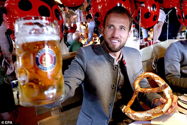 Harry Kane has fully embraced life in Bavaria after joining Bayern Munich for £100million last year