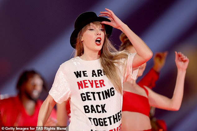 A young girl who won a local public speaking competition with a speech about how much she loves Taylor Swift had her wildest dreams come true on Sunday night when the megastar gave her her hat on stage during her Sydney concert