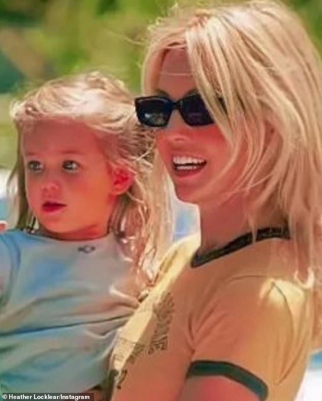 Locklear took to Instagram to wish her mini-me daughter a happy 26th birthday in October.  The Melrose Place veteran posted several throwback photos from when the blonde was a little baby