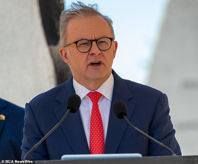 Documents tabled in the Senate have revealed the number of sex offenders, murderers and kidnappers released into the community by Anthony Albanese's government.  The photo shows Mr Albanese