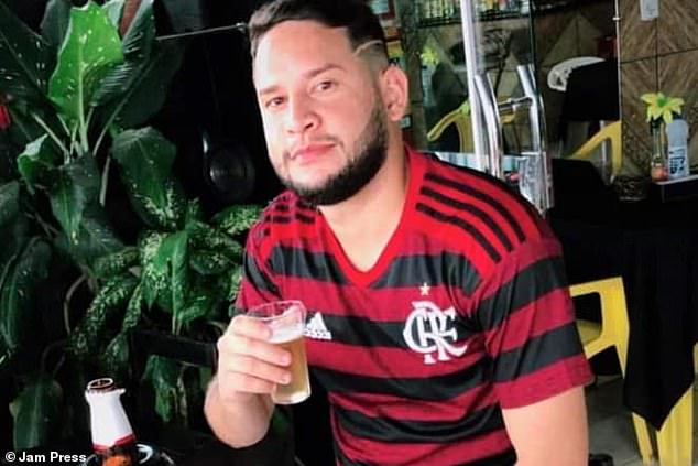 Local media have identified the victim as 27-year-old Luiz Henrique da Silva Pantoja