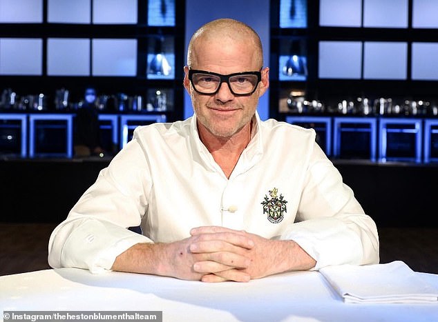 British chef Heston Blumenthal (pictured), known for his scientific approach to cooking, says 'smoking hot' oil is the key to perfect Yorkshire puds