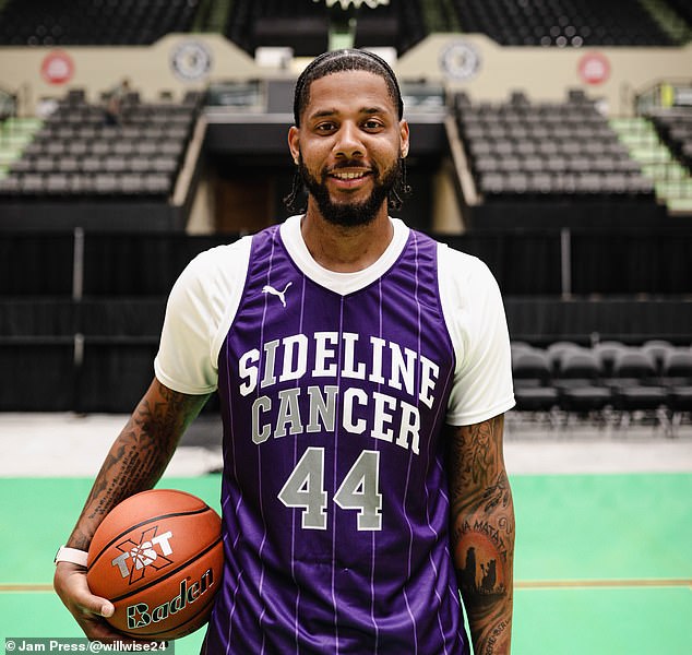 Will Wise, 30, originally from Philadelphia, US but now living in London, had kept fit playing professional basketball for seven years and has maintained his fitness since, until 'shock' cancer diagnosis in 2022