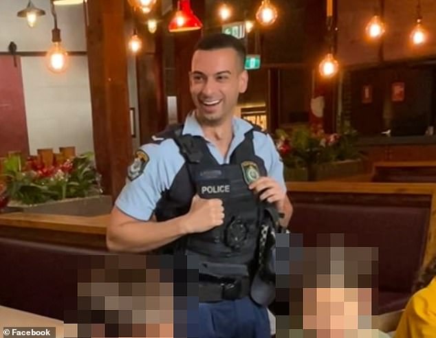Famous blogger and police officer Lamarre-Condon (pictured), 28, was charged with two counts of murder when he appeared before Waverley Local Court on Friday afternoon