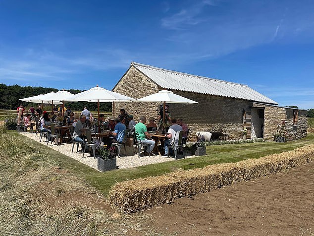 Clarkson was ordered to close his 60-seater restaurant on the farm (pictured) for breaching planning rules.  An appeal was also rejected by council planning chiefs.