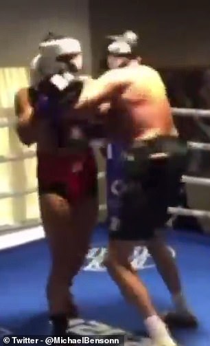 A video of Fury's sparring sessions appeared online