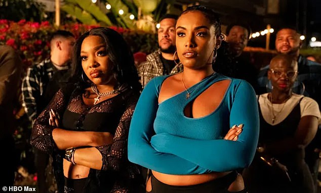 Her criticism follows HBO's decision to ax Rap S*** (a scene from the show is a photo), which she created and executive produced.  The show follows two estranged high school friends from outside Miami who reunite to form an all-female rap group, hoping to make it in the music industry.