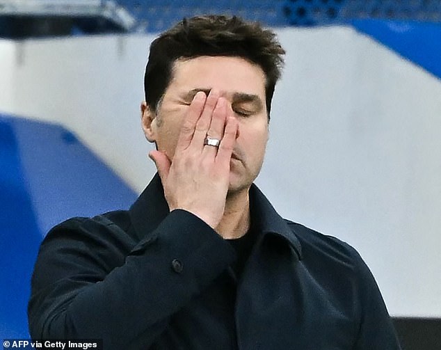 Pochettino came under pressure in the match after Chelsea lost 4-2 to Wolves on Sunday