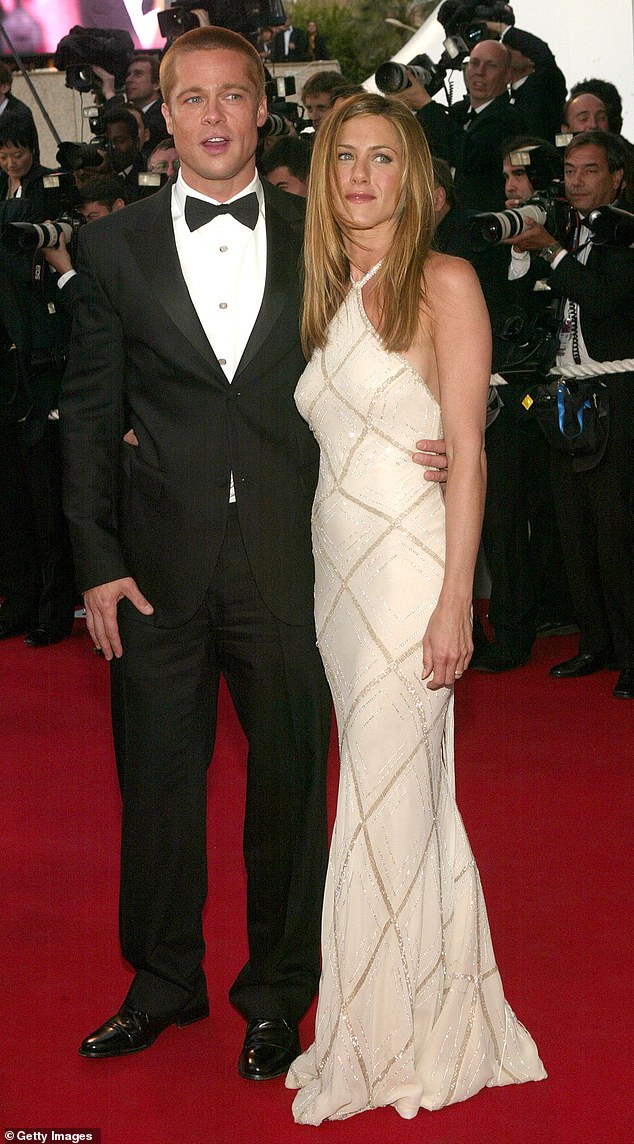 Jennifer has been married twice before, first to Brad Pitt in 2000, before their divorce in 2005, which became one of the most high-profile divorces in Hollywood (pictured in 2004)